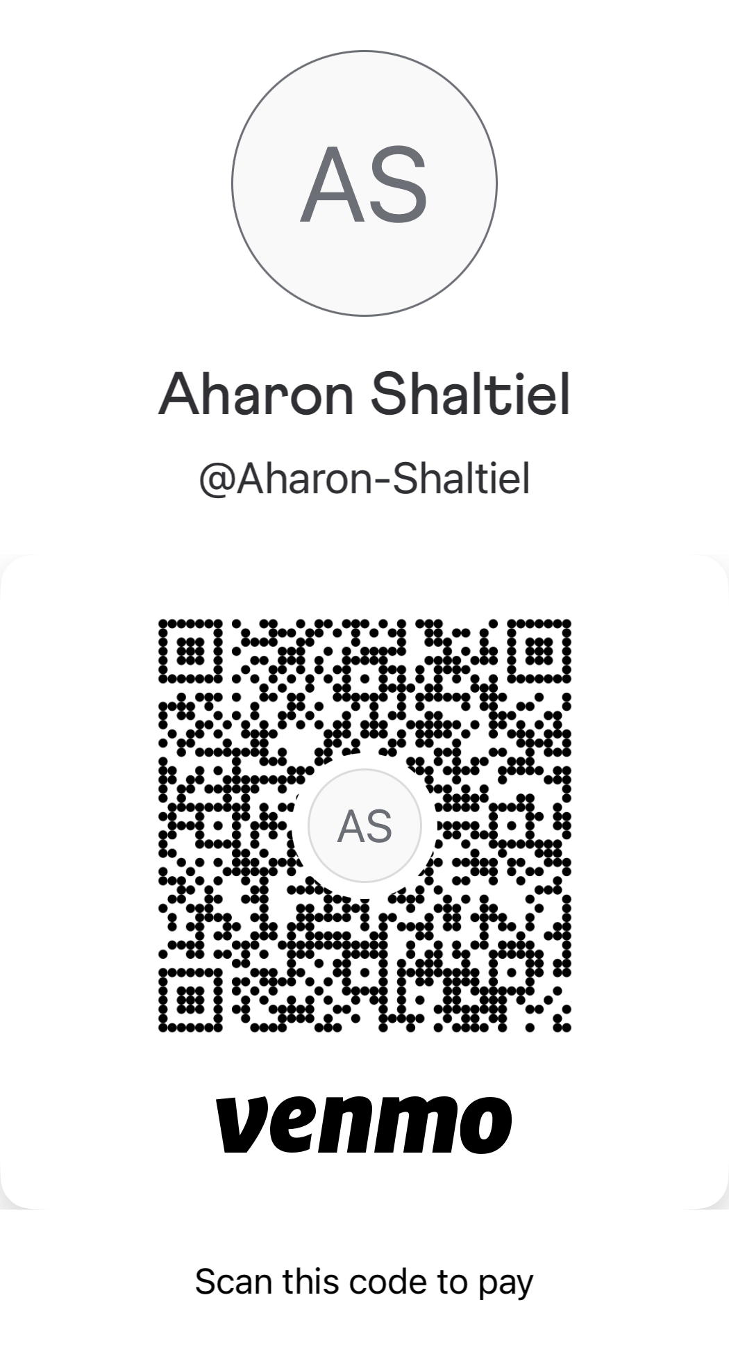 Venmo QR Code